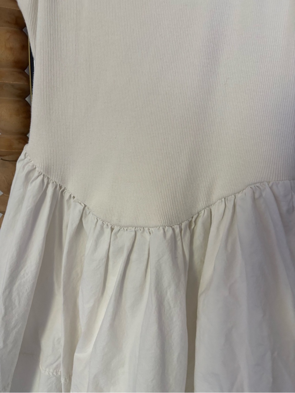 Free People Dylan White Ribbed Tank Dress - Picture 9 of 11